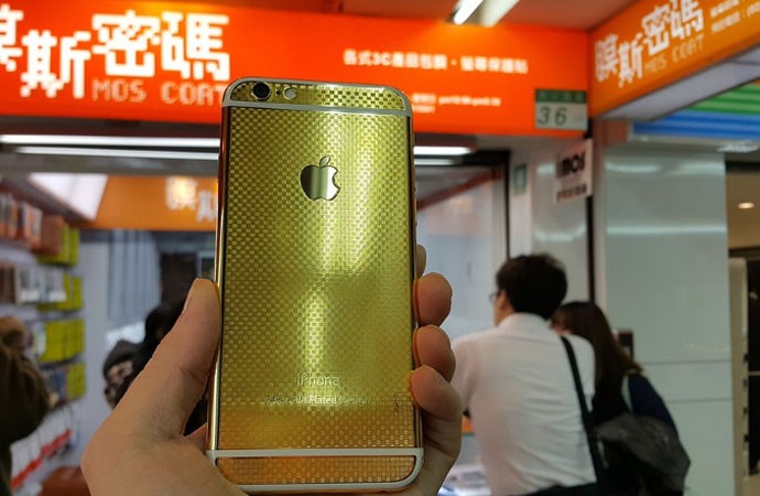 iPhone 6 berbalut emas 24K beredar di Tiongkok