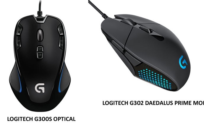 Mouse Logitech G302 dan G300s, senjata para gamers