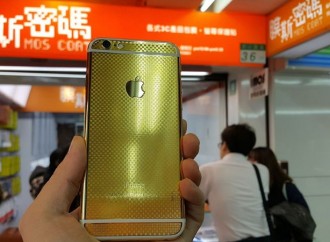 iPhone 6 berbalut emas 24K beredar di Tiongkok