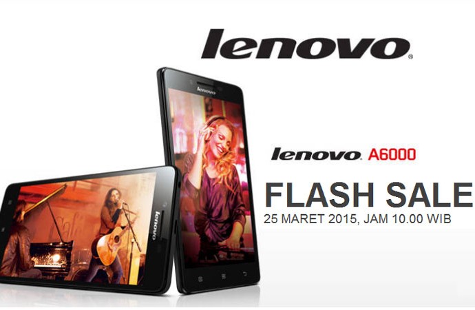Lenovo A6000 Rp1,499 juta via Flash Sale