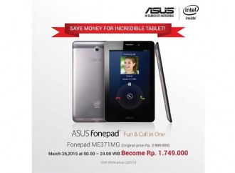 Asus pangkas harga Fonepad ME371MG Rp1.250.000