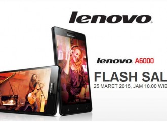 Lenovo A6000 Rp1,499 juta via Flash Sale