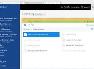 Edit file Dropbox langsung dengan Office Online