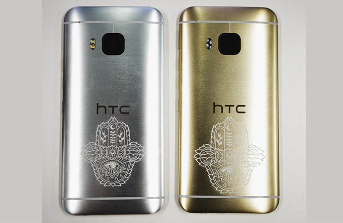 HTC One M9 edisi terbatas berukir body art