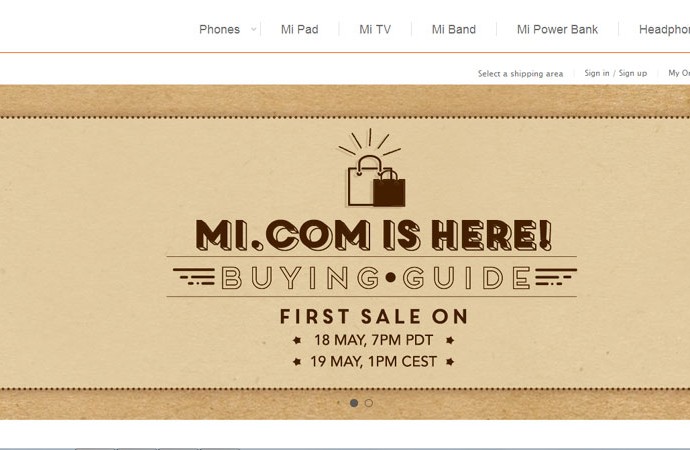 Xiaomi buka toko online sendiri