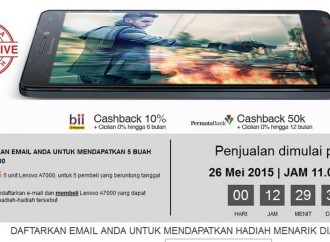 Penjualan Lenovo A7000 dibuka 26 Mei