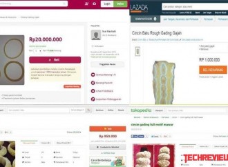 Jual produk gading gajah, Bukalapak, Tokopedia dan Lazada di petisi