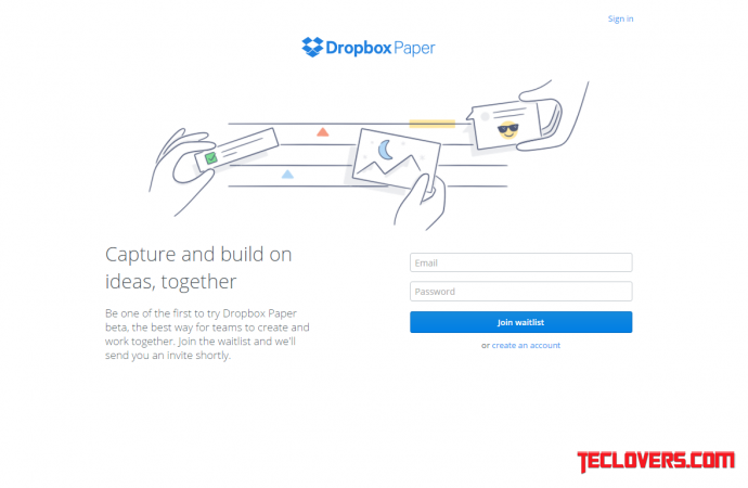 Dropbox Paper saingi Google Docs