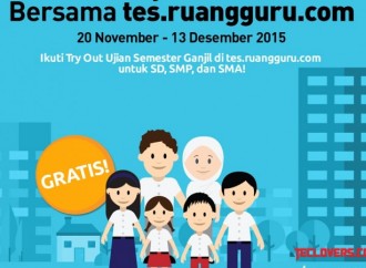 Ruangguru.com gratiskan try out online ujian semester ganjil