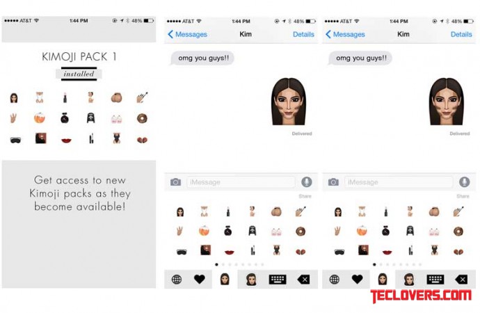 Kim Kardashian rilis Kimoji seksi untuk iOS