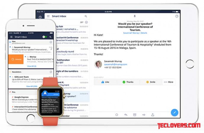 Aplikasi email Spark sekarang tersedia untuk iPad