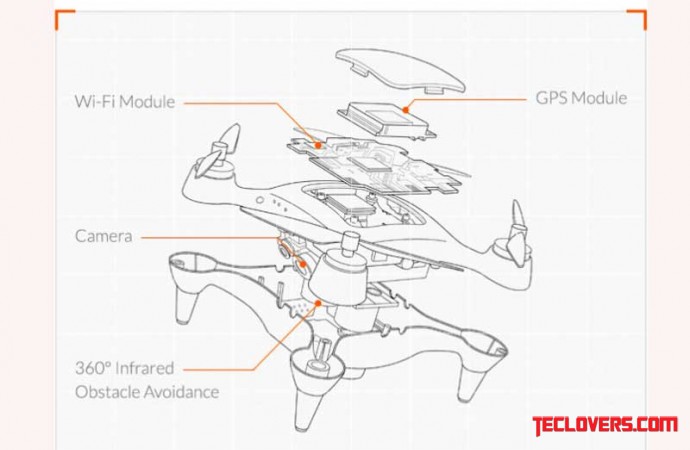 Drone kecil Rp4 jutaan ini berfitur menakjubkan