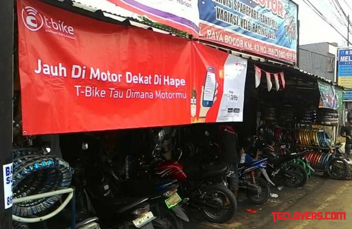 Motor track Telkomsel T-Bike jauh lebih murah